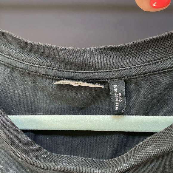 COPY - Smock Top in Washed Charcoal - Picture 3 of 3